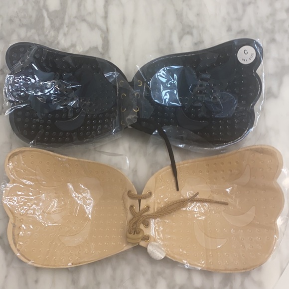 2 pack sticky backless bras c cup size - Picture 6 of 7